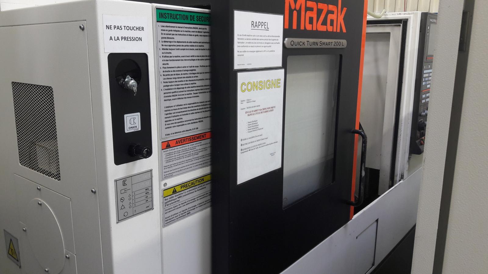 Tour CNC Mazak Quick Turn Smart 200 L